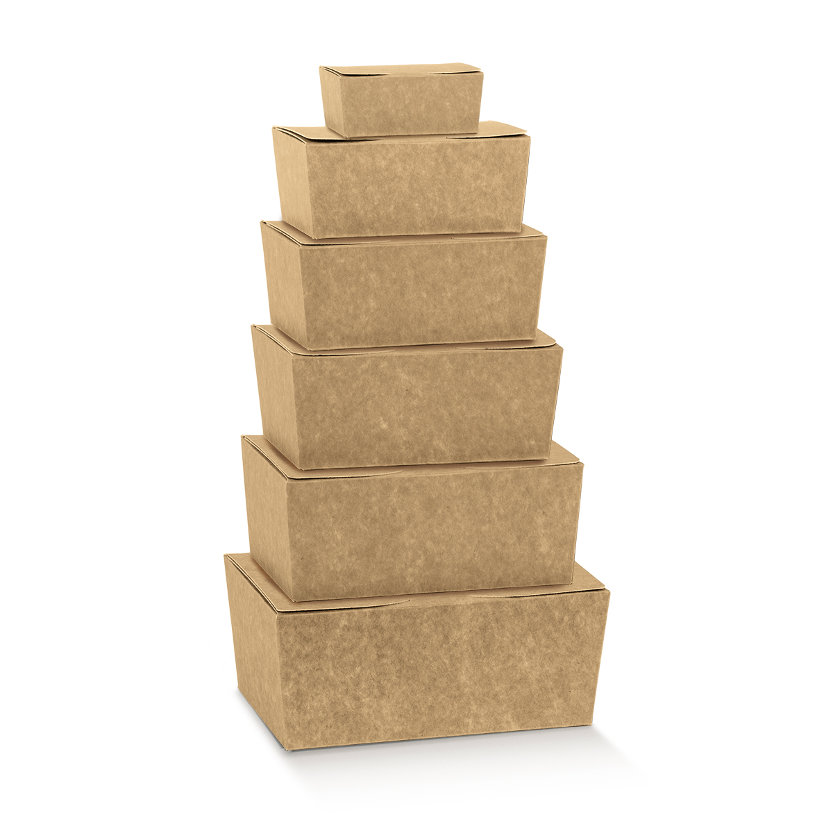 Schokoladen- und Gebäckverpackung „Ballottin“ braun (70x45x30 mm)