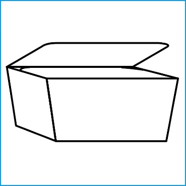Schokoladen- und Gebäckverpackung „Ballottin“ (verschiedene Farben und Abmessungen wählbar)
