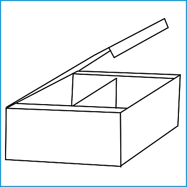 Flaschenkartons für 2 oder 3 Flaschen liegend (verschiedene Farben und Abmessungen wählbar)